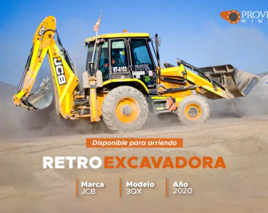 ARRIENDO RETRO EXCAVADORA